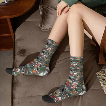 National Lampoons Носки Рождественские каникулы Дышащий стиль Средние чулки Большие носки из химического волокна для подростков