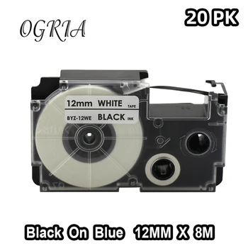 OGRIA 20 PK Многоцветный для Casio XR-12WE XR-12X XR-12RD XR-12YW XR-12YW Совместим с KL-60-L KL-60SR KL-170 KL-100 Производитель этикеток