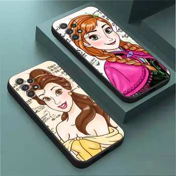 Pretty Disney Alice Princess Чехол для телефона Samsung Galaxy S20 S23 5G S22 Note 20 Ultra 10 Plus 8 9 S21 Силиконовая задняя крышка