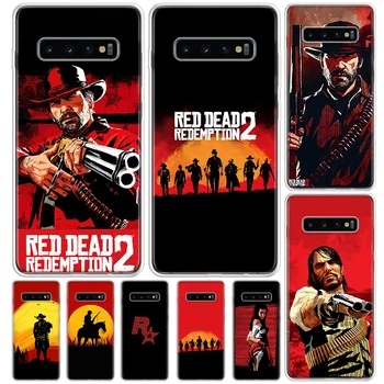 Red Dead Redemption 2 Чехол для Samsung Galaxy S23 S22 Ultra S21 Plus S20 FE S10 Lite Чехол для телефона S10E S9 S8 + S7 Edge Print Coqu