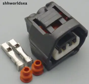 shhworldsea 5/30/100sets 2,2 мм 2-контактный 2-сторонний разъем штекера датчика коленчатого вала для toyota 90980-10947