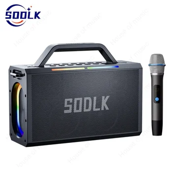 SODLK 200 Вт Super Bass Громкоговоритель Коробка Отличный Hi-Fi Стерео Высокое Качество DJ Портативный Беспроводной Караоке Bluetooth-динамики звуковой карты