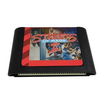 Stree of rage 2 MD Game Card Для Mega Drive Для Sega Genesis и для оригинальной консоли