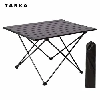 TARKA Стол для кемпинга Складной портативный стол Легкие столы из алюминиевого сплава Складной стол для пикника Пляжные столы для рыбалки на открытом воздухе