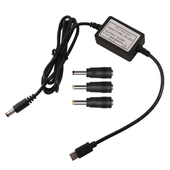 USB Type C на 5,5 мм и 2,1 мм Штепсельный кабель для зарядки маршрутизатора