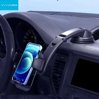Vyvylabs Автомобильный держатель для телефона Подставка для приборной панели Универсальный держатель Сотовый телефон Поддержка GPS для iPhone 14 Samsung Xiaomi Huawei