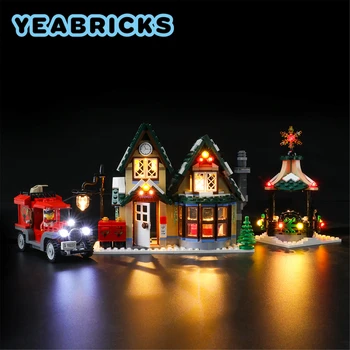 YEABRICKS Комплект светодиодных светильников для набора строительных блоков 10222 Winter Village Post Office (НЕ включает модель) Кирпичные игрушки для детей