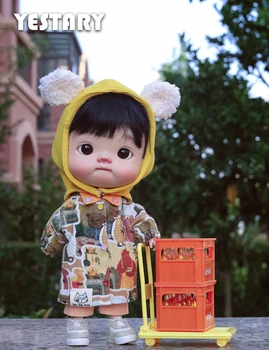 YESTARY BJD Doll Одежда Кукла Аксессуары для маленьких 1/6 игрушек ручной работы Набор желтых медведей Готовый продукт для BJD Девочки Мальчик Подарки
