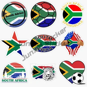 ZA Карта национального флага Южной Африки Национальный значок Наклейка из ПВХ Герб Южной Африки Виниловый автомобильный мотоциклетный шлем Кемпер Декор