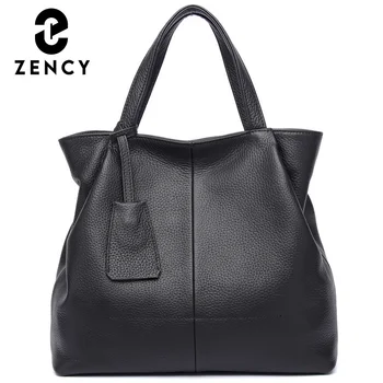 Zency Мягкая сумка из натуральной кожи Модная женская сумка через плечо Elagant Женская сумка через плечо большой емкости Женская сумка через плечо Высокое качество