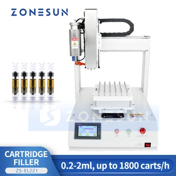 ZONESUN Машина для розлива жидкостей ZS-EL221 Автоматический распылитель масла на заказ флакон с малой дозой наполнителя упаковочное оборудование для эссенции