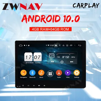 ZWNAV 10.1'' 8-ядерный Android 10 Автомобильный DVD-плеер GPS для Honda HRV HR-V VEZEL 2014 2015 2016 2017 64G 4G RAM навигация