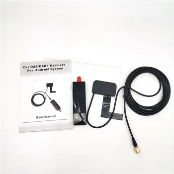 Авто Цифровой DAB + Адаптер Тюнер Аудио Радио Коробка USB Приемник Антенна Для Android