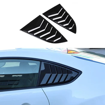  Автомобильные задние треугольные жалюзи Солнцезащитный козырек на лобовом стекле для Subaru BRZ Toyota 86 2022+ Запасные части для отделки автомобиля Ярко-черный