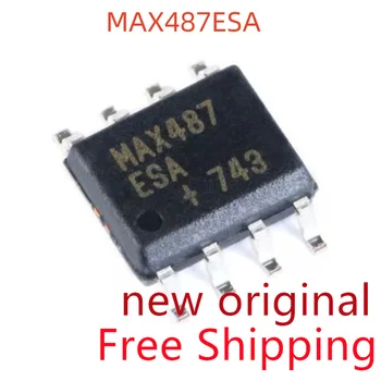 Бесплатная доставка 10шт MAX487 MAX487ESA+T 1/1 Трансивер Половина RS422 RS485 8-SOIC Интерфейс Драйверы Приемники Приемопередатчики