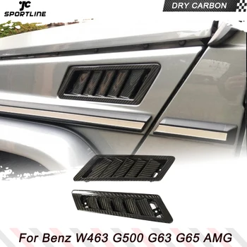  Боковые вентиляционные отверстия автомобиля Крыло для Mercedes-Benz G CLASS W463 G500 G5550 G55 G63 G65 AMG 2004 - 2018 Сухое углеродное волокно