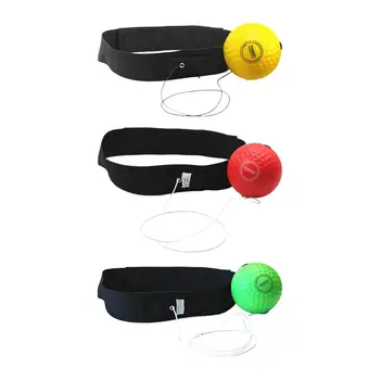  боксерская повязка с рефлекторным мячом, рефлекторный боксерский мяч для ударов, боксерский мяч с регулируемой скоростью удара на струне