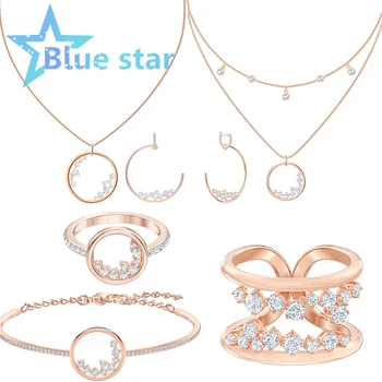 брендовый модный женский набор ювелирных изделий северный браслет ожерелье и кольцо серьги и другие ювелирные изделия люксовых брендов