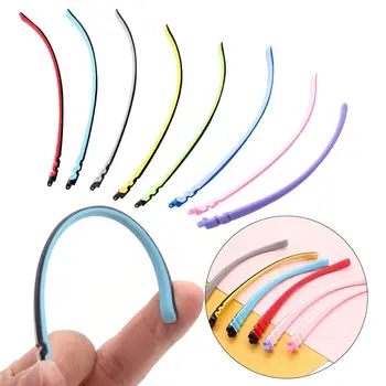 Двухцветная противоскользящая детская оправа для очков Аксессуары для очков Замена ноги Очки Рука