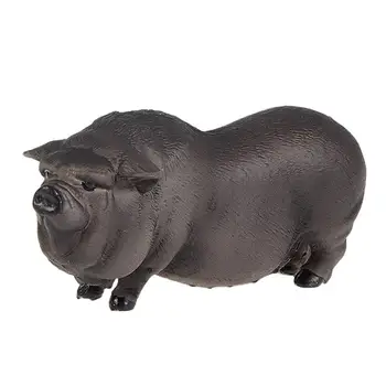 Декор статуи свиньи Модель сельскохозяйственного животного Фигурки свиньи для детей Детское просвещение Когнитивная симуляция Вьетнамская модель свиньи