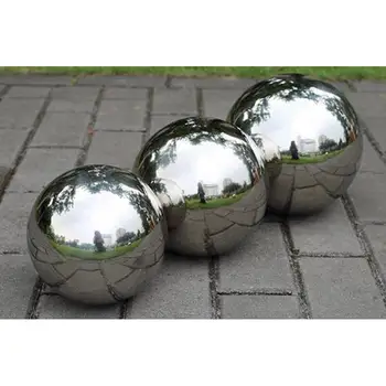 Декоративный шар серебряный шар садовый шар Рождественский шар, изготовленный из нержавеющей стали