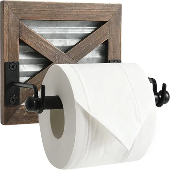  Держатель для туалетной бумаги Органайзер Настенное крепление Подставка для хранения Кухня Ванная комната Диспенсер для салфеток Нержавеющая сталь Без перфорации