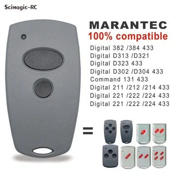 Для MARANTEC D302 D304 433,92 МГц Цифровой 382 384 D313 D321 211 212 214 Дубликатор дистанционного управления гаражными воротами 433 МГц Фиксированный код