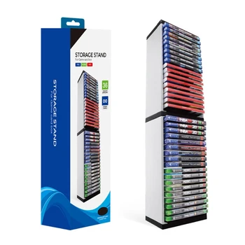 для PS5 Game Box Кронштейн Держатель 36 Game Disc Storage Tower Полка Стойка Для PS4 Для Xbox One Подставка для игровой консоли Accesso