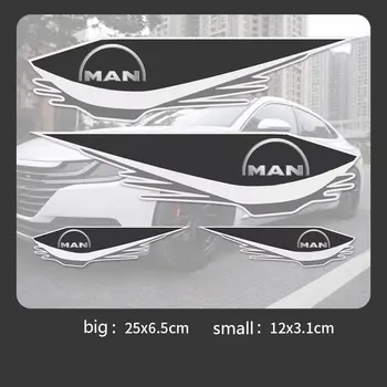 Для серии MAN TGX TGM TGA TGS TGE Far Fashion Car наклейки покрывают царапины, водонепроницаемый и солнцезащитный крем наклейки на передний бампер man