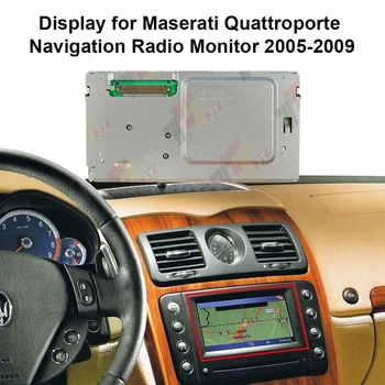 ЖК-дисплей для навигационного радиомонитора Maserati Quattroporte M139 05-09 000188212