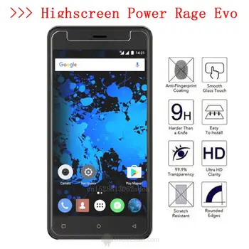  Закаленное стекло для смартфона Highscreen Power Rage Evo 5