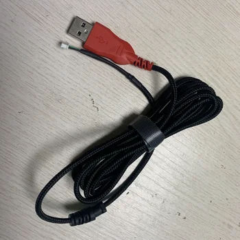 Запасной ремонтный кабель USB в нейлоновой оплетке Ремонтный шнур для клавиатуры A4tech F200Q