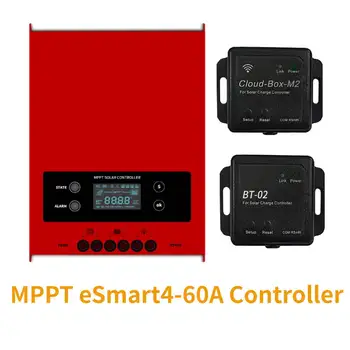 Интеллектуальный контроллер заряда солнечной батареи MPPT eSmart 60A Панельное зарядное устройство Regulateur Литиевая батарея 12 В 24 В 36 В 48 В с приложением Wi-Fi