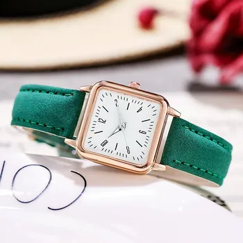 кварцевые наручные часы для женщин reloj para mujer 2024 Модные женские часы Женские кожаные деловые повседневные часы Relogio Feminino
