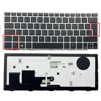 Клавиатура ноутбука с подсветкой для HP для Elitebook 810 G1 810 G2 810 G3 UK Layout