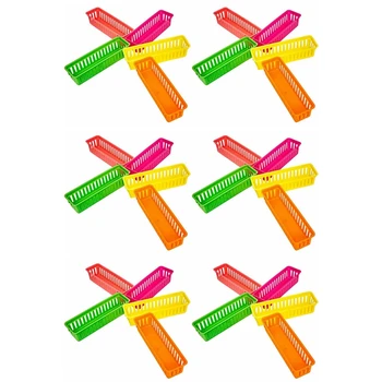 Классный органайзер для карандашей Корзина для карандашей или корзина для карандашей, различные цвета, случайные цвета (30 шт.)