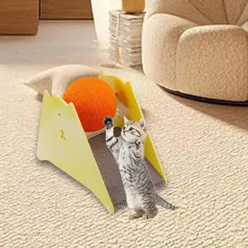 Когтеточка Sisal Cat с шариком Гофрированный картон Играть Когти Шлифовка