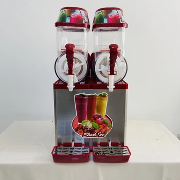 Коммерческая замороженная слякоть с тремя резервуарами Соковыжималка Slush Fruit Maker 12LX3 Машина для таяния снега
