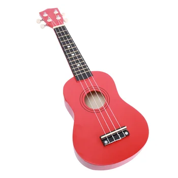 концертный укулеле- в красочной акустической укулеле 4-струнная гавайская гитара профессиональная укулеле из красного дерева для начинающих, взрослых, детей