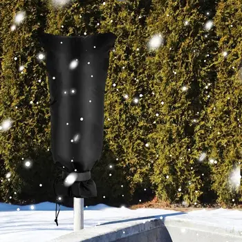  Крышка крана на открытом воздухе Зимний водонепроницаемый снаружи Садовый кран Защита от замерзания Носок Многоразовый протектор для крана Снаружи сада