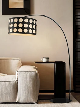Лампа для скандинавской рыбалки, торшер, гостиная, дизайнер высокого класса, подержанный французский, новая спальня, вертикальная настольная лампа в стиле ретро