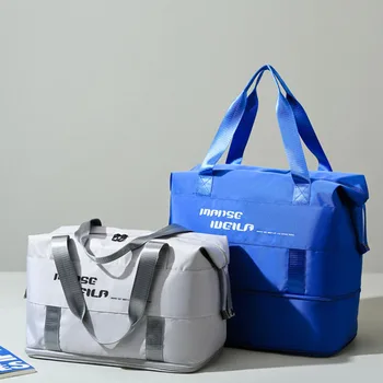  Многоцелевая персонализированная масштабируемая дорожная сумка большой вместимости большой емкости с буквенной печатью для путешествий в кемпинге