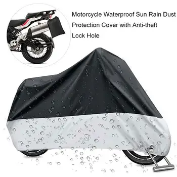  мотоцикл водонепроницаемый чехол для защиты от солнца и дождя с отверстием для замка от кражи