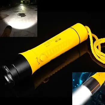  мощный фонарик для дайвинга водонепроницаемый фонарик для подводного плавания с аквалангом перезаряжаемый кемпинг