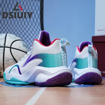 Мужская баскетбольная обувь Нескользящие тренировочные кроссовки Дышащие кроссовки для тренировок в тренажерном зале Баскетбольные кроссовки для женщин zapatillas de hombre