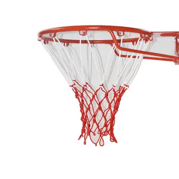  Новая замена баскетбольной сетки в помещении на открытом воздухе Износостойкая нейлоновая баскетбольная сетка Прочная прочная Подходит для стандартных дисков