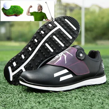 Новое поступление Прогулочная обувь для мужчин Большой размер Гольф Тренировочный Человек Противоскользящая Обувь Для Гольфа Мужская Удобная Спортивная Обувь Мужчина