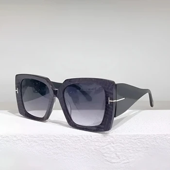 Новые солнцезащитные очки Tf921 Прямоугольные солнцезащитные очки Дамы Люкс Бренд Дизайнер Черная Пантера Мода Вечеринка Пляж Большой Размер Велосипед Солнце