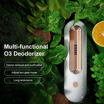 Новый USB-очиститель воздуха Кухонный холодильник Освежитель воздуха Дезодорант Озон Стерилизация Дезодорация для еды Домашние животные Туалет Использование автомобиля