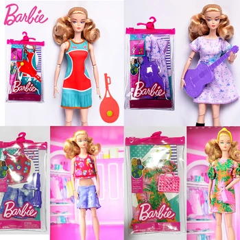 Оригинальная одежда Барби Музыкант Шеф-повар Бейсбол Одежда Мода Комбинированный костюм для 1/6 куклы Аксессуары Игрушки для девочек Платья